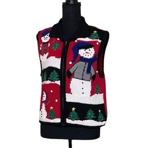 Bechamel Vintage Christmas Sweater Vest (SWV)